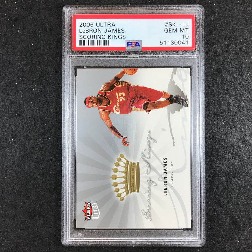2006 Ultra LEBRON JAMES Scoring Kings #SK-LJ PSA 10 (041)