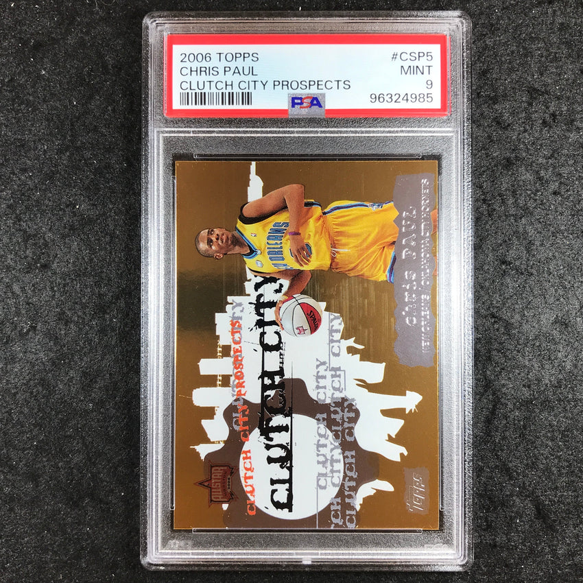 2006 Topps CHRIS PAUL Clutch City Prospects #CSP5 PSA 9 (985)