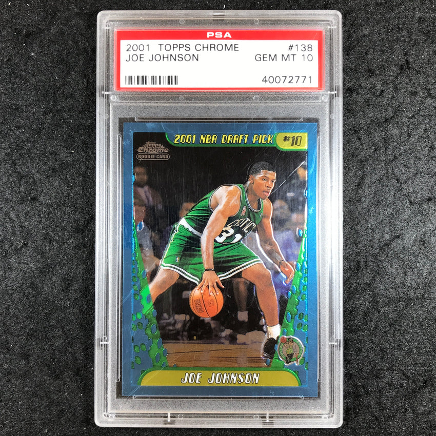 2001 Topps Chrome JOE JOHNSON #138 PSA 10 (771)