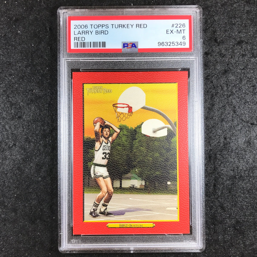 2006 Topps Turkey Red LARRY BIRD Red #226 PSA 6 (349)
