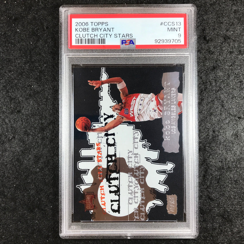 2006 Topps KOBE BRYANT Clutch City Stars #CCS13 PSA 9 (705)