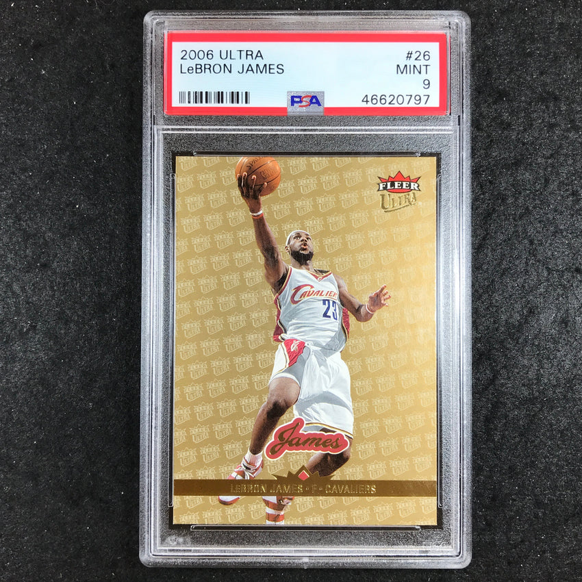 2006 Ultra LEBRON JAMES Gold Medallion #26 PSA 9 (797)