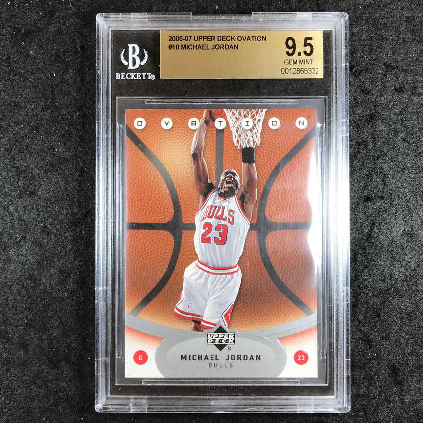 2006-07 Upper Deck Ovation MICHAEL JORDAN #10 BGS 9.5 (332)