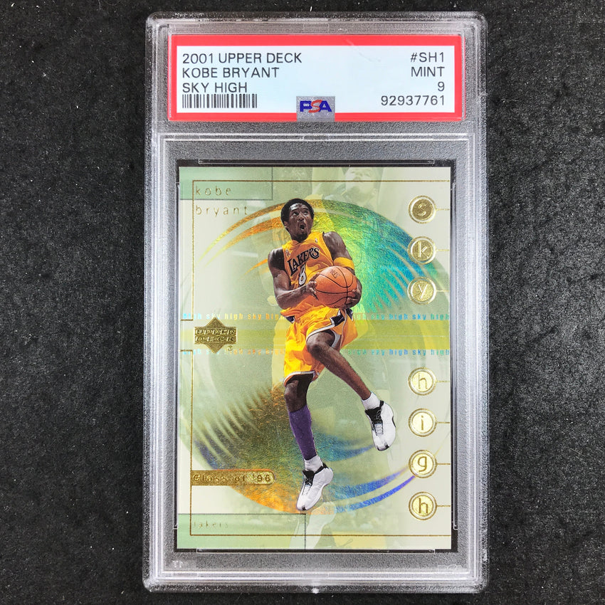 2001 Upper Deck KOBE BRYANT Sky High #SH1 PSA 9 (761)