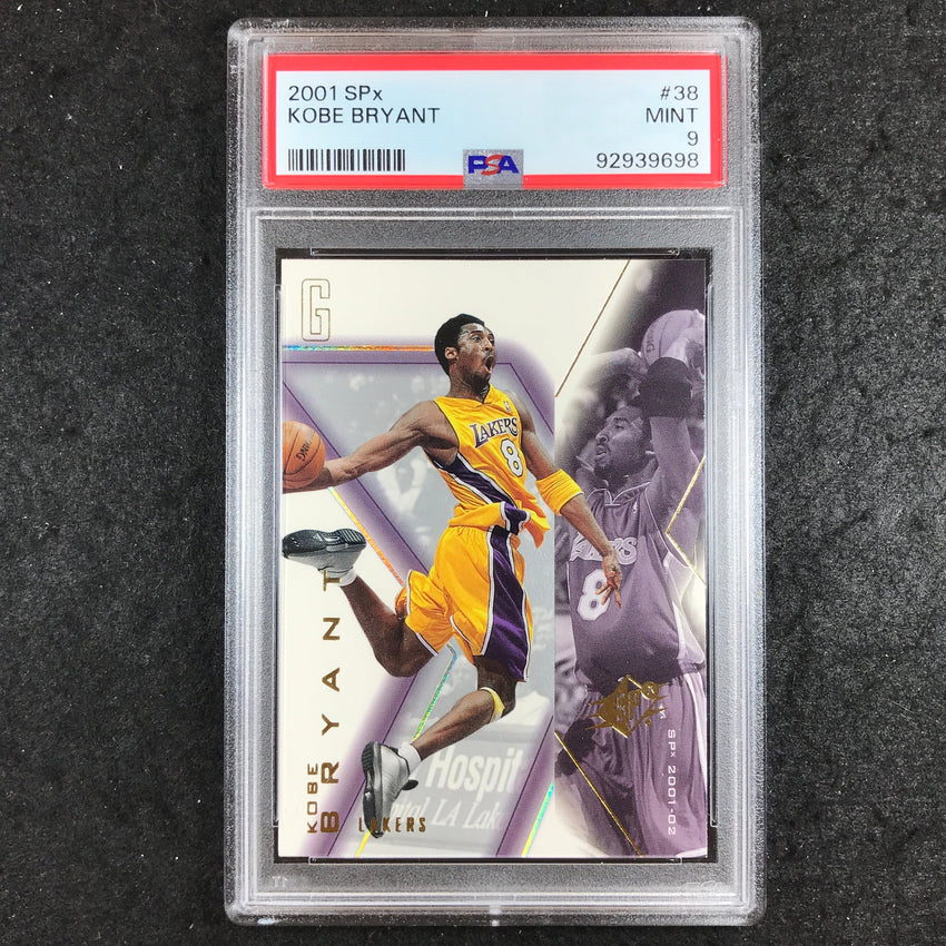 2001 SPx KOBE BRYANT #38 PSA 9 (698)