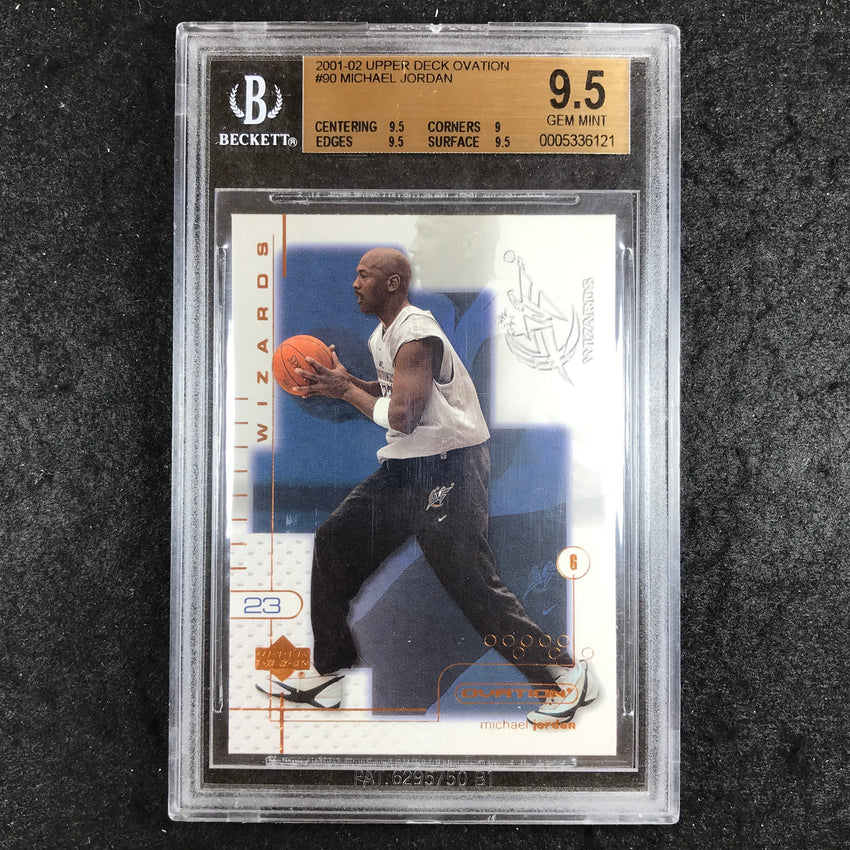2001-02 Upper Deck Ovation MICHAEL JORDAN #90 BGS 9.5 (121)