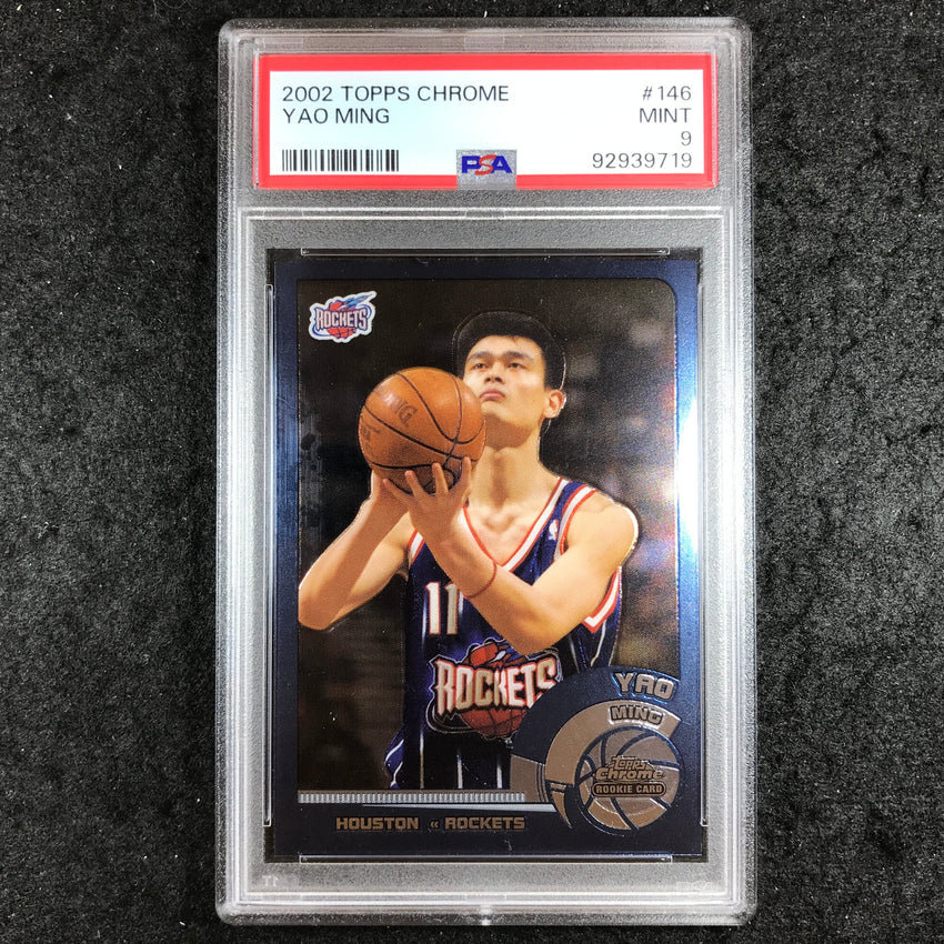 2002 Topps Chrome YAO MING Rookie #146 PSA 9 (719)