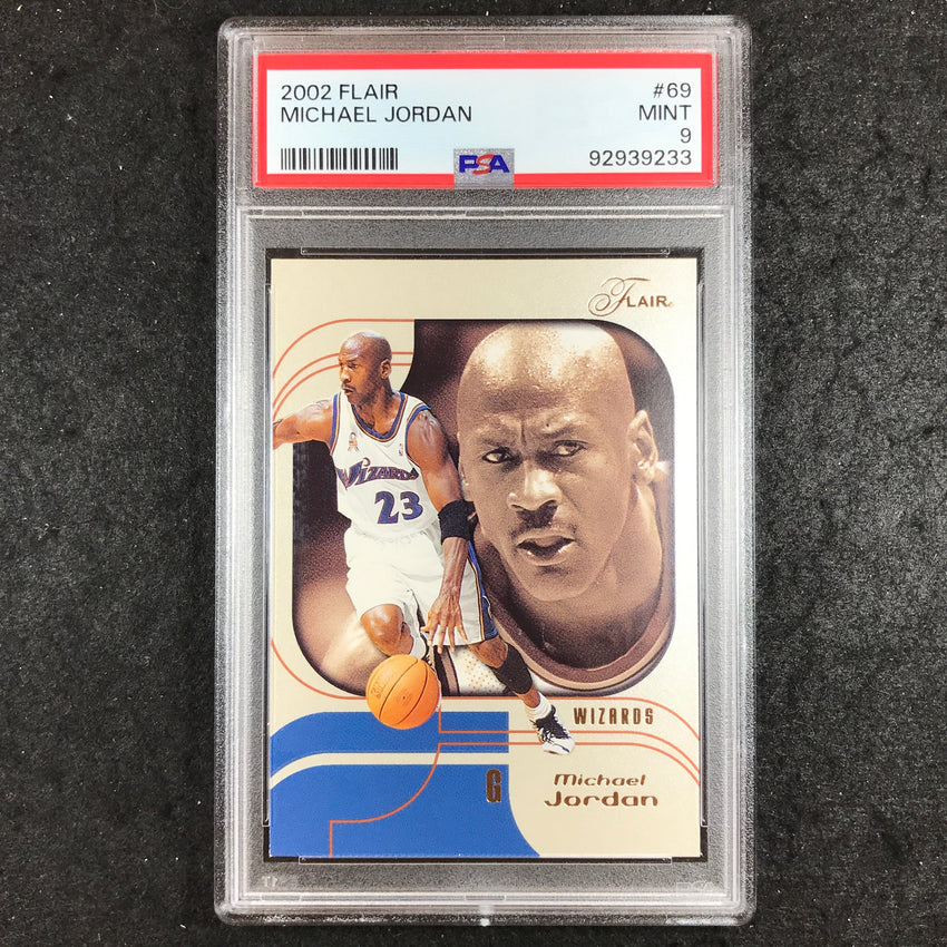 2002 Flair MICHAEL JORDAN #69 PSA 9 (233)