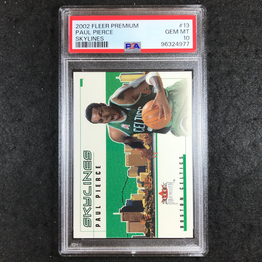 2002 Fleer Premium PAUL PIERCE Skylines 2060/2500 #13 PSA 10 (977)