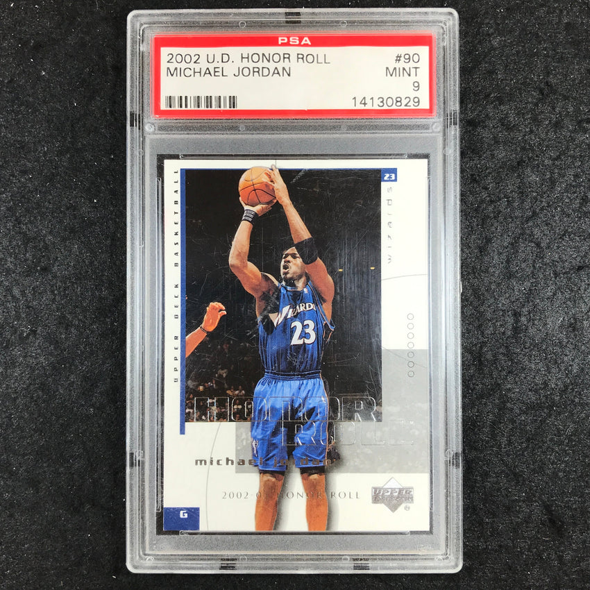 2002 U.D. Honor Roll MICHAEL JORDAN #90 PSA 9 (829)