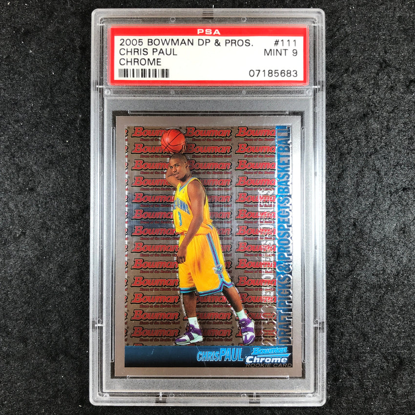 2005 Bowman Draft Picks & Prospects CHRIS PAUL Rookie #111 PSA 9 (683)