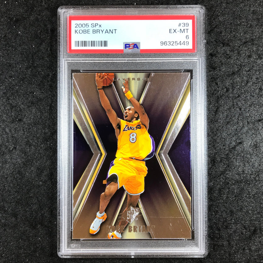 2005 SPx KOBE BRYANT #39 PSA 6 (449)