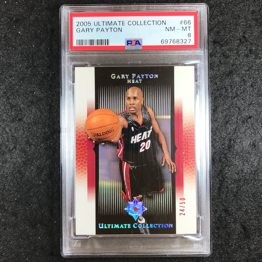 2005 Ultimate Collection GARY PAYTON 24/50 #66 PSA 8 (327)