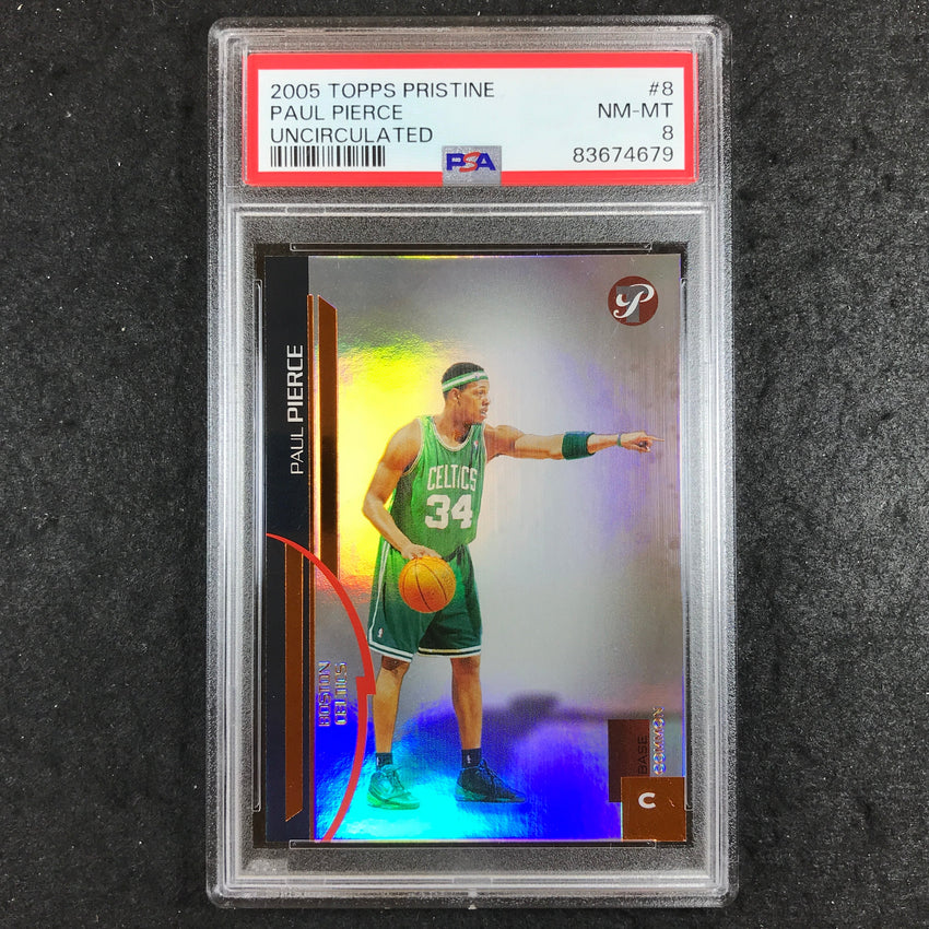 2005 Topps Pristine PAUL PIERCE Uncirculated 22/325 #8 PSA 8 (679)