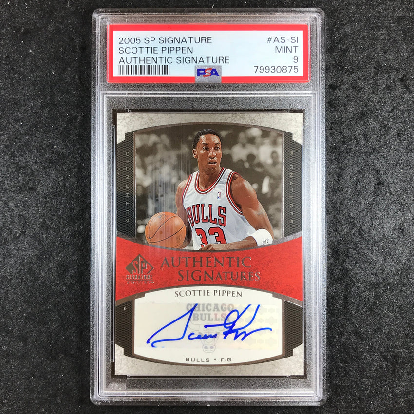 2005 SP Signature SCOTTIE PIPPEN Authentic Signature Auto #AS-SI PSA 9 (875)