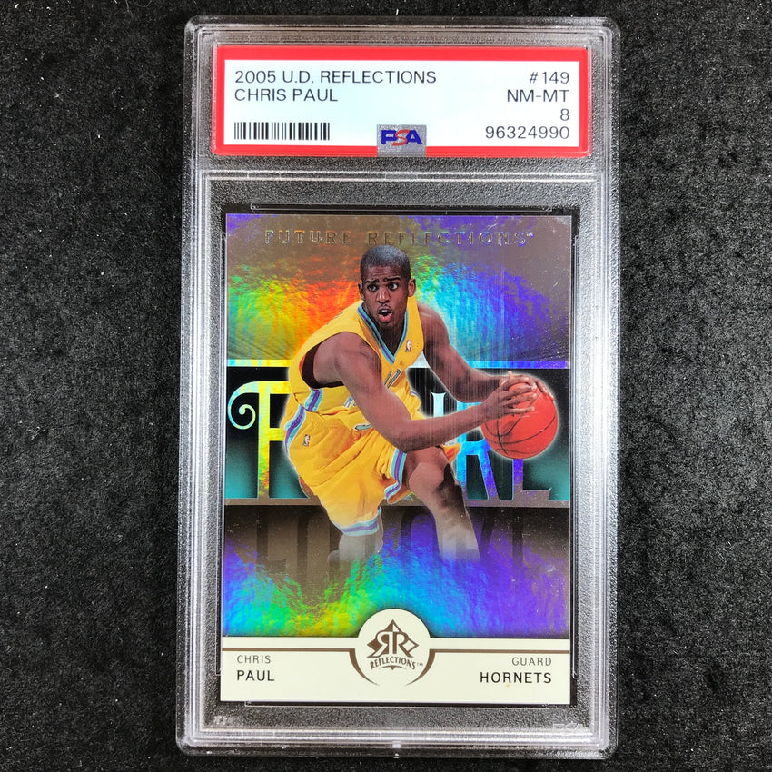 2005 U.D. Reflections CHRIS PAUL Future Rookie 742/1499 #149 PSA 8 (990)