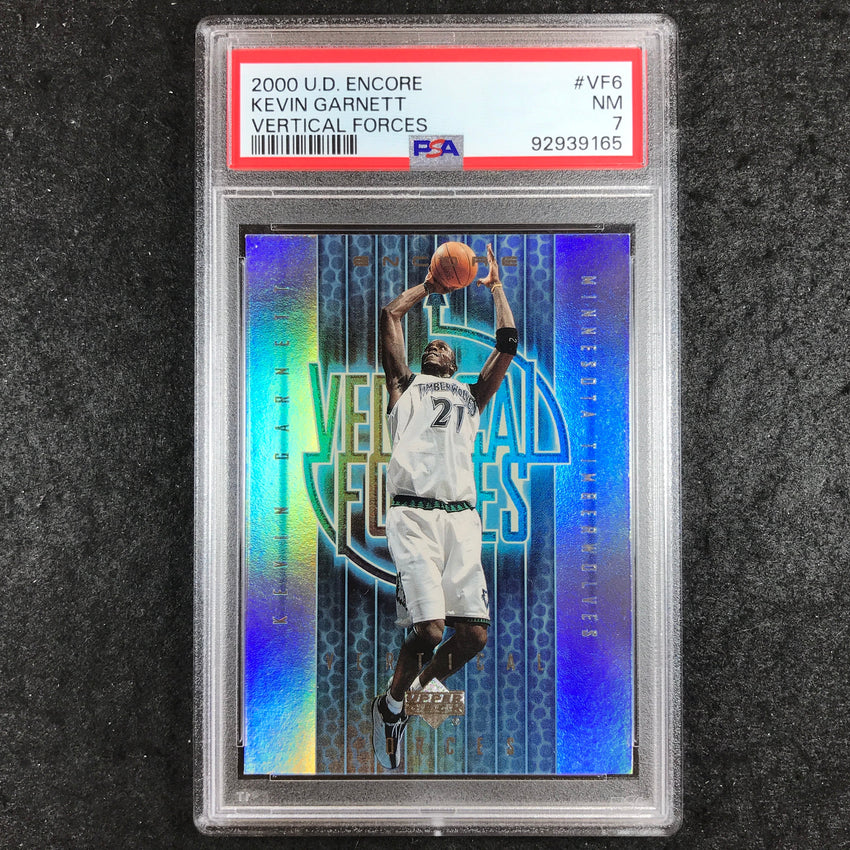 2000 U.D. Encore KEVIN GARNETT Vertical Forces #VF6 PSA 7 (165)