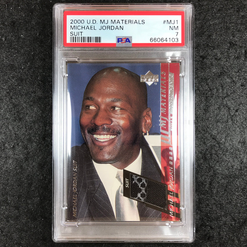 2000 U.D. MJ Materials MICHAEL JORDAN Suit #MJ1 PSA 7 (103)