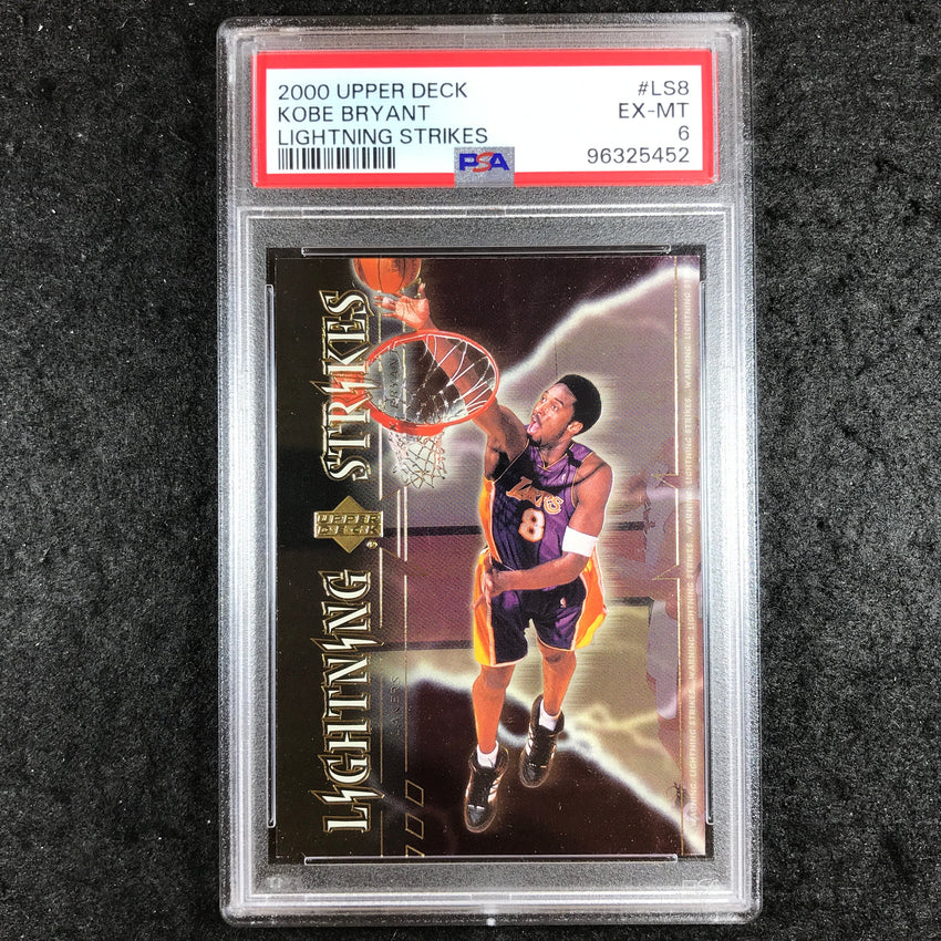 2000 Upper Deck KOBE BRYANT Lightning Strikes #LS8 PSA 6 (452)