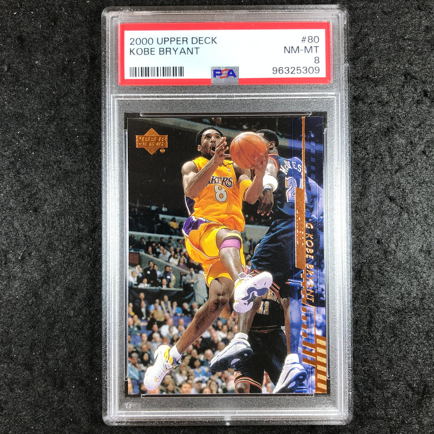 2000 Upper Deck KOBE BRYANT #80 PSA 8 (309)
