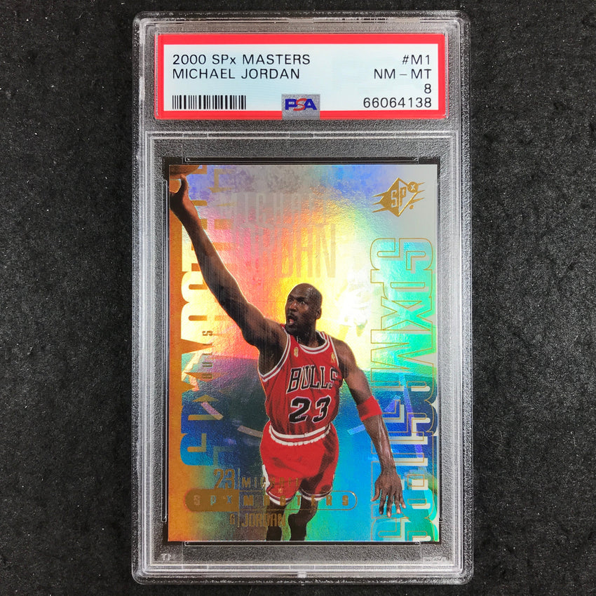 2000 SPx Masters MICHAEL JORDAN #M1 PSA 8 (138)