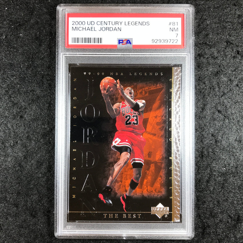 2000 UD Century Legends MICHAEL JORDAN #81 PSA 7 (722)