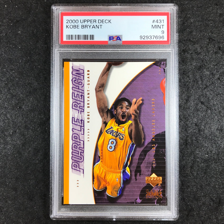 2000 Upper Deck KOBE BRYANT Purple Reign #431 PSA 9 (696)