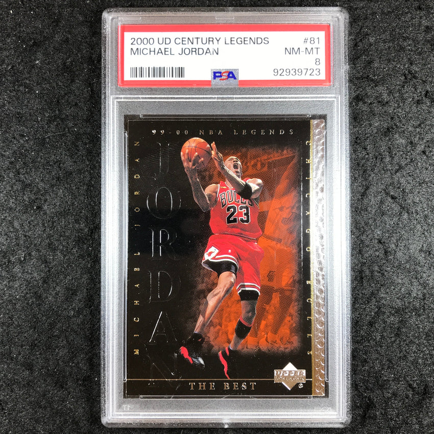 2000 UD Century Legends MICHAEL JORDAN #81 PSA 8 (723)
