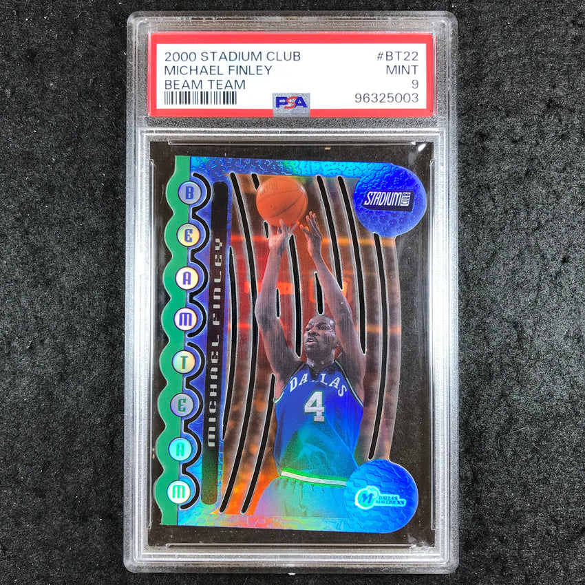 2000 Stadium Club MICHAEL FINLEY Beam Team 460/500 #BT22 PSA 9 (003)
