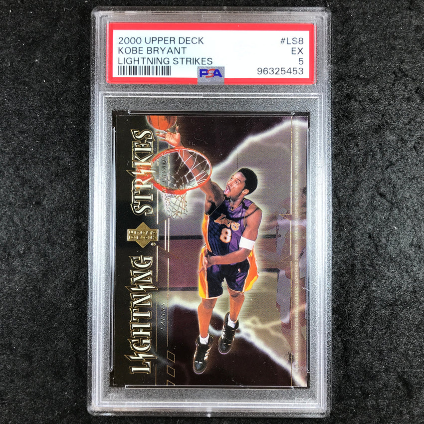 2000 Upper Deck KOBE BRYANT Lightning Strikes #LS8 PSA 5 (453)