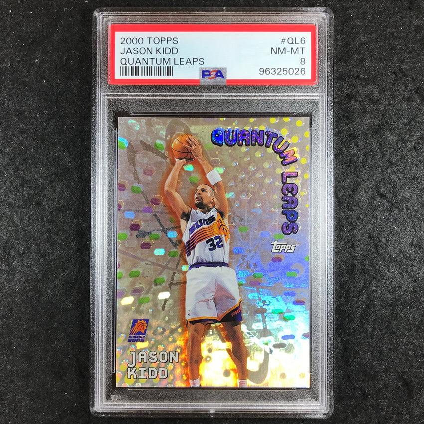 2000 Topps JASON KIDD Quantum Leaps #QL6 PSA 8 (026)
