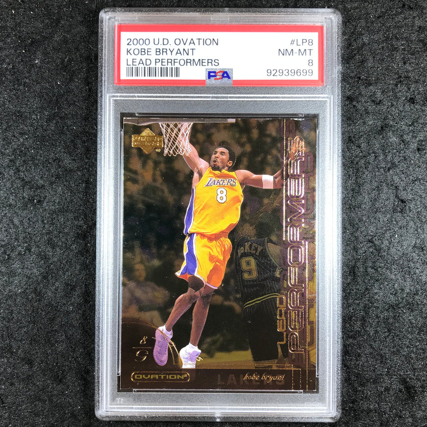 2000 U.D. Ovation KOBE BRYANT Lead Performers #LP8 PSA 8 (699)