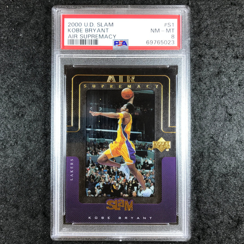 2000 U.D. Slam KOBE BRYANT Air Supremacy #S1 PSA 8 (023)