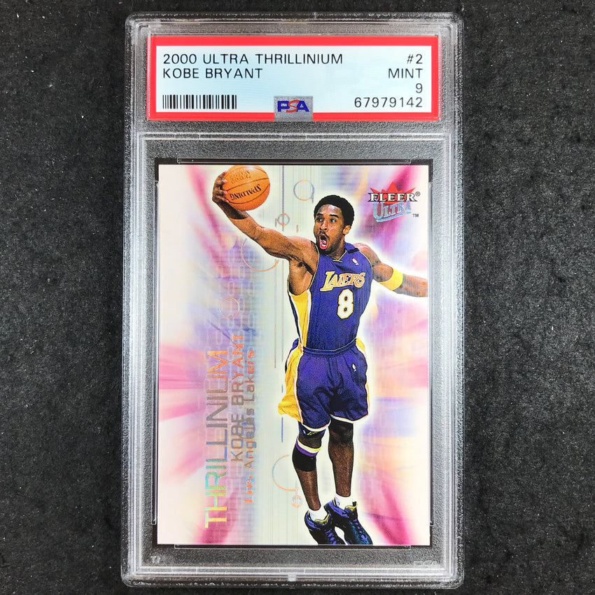 2000 Ultra Thrillinium KOBE BRYANT #2 PSA 9 (142)