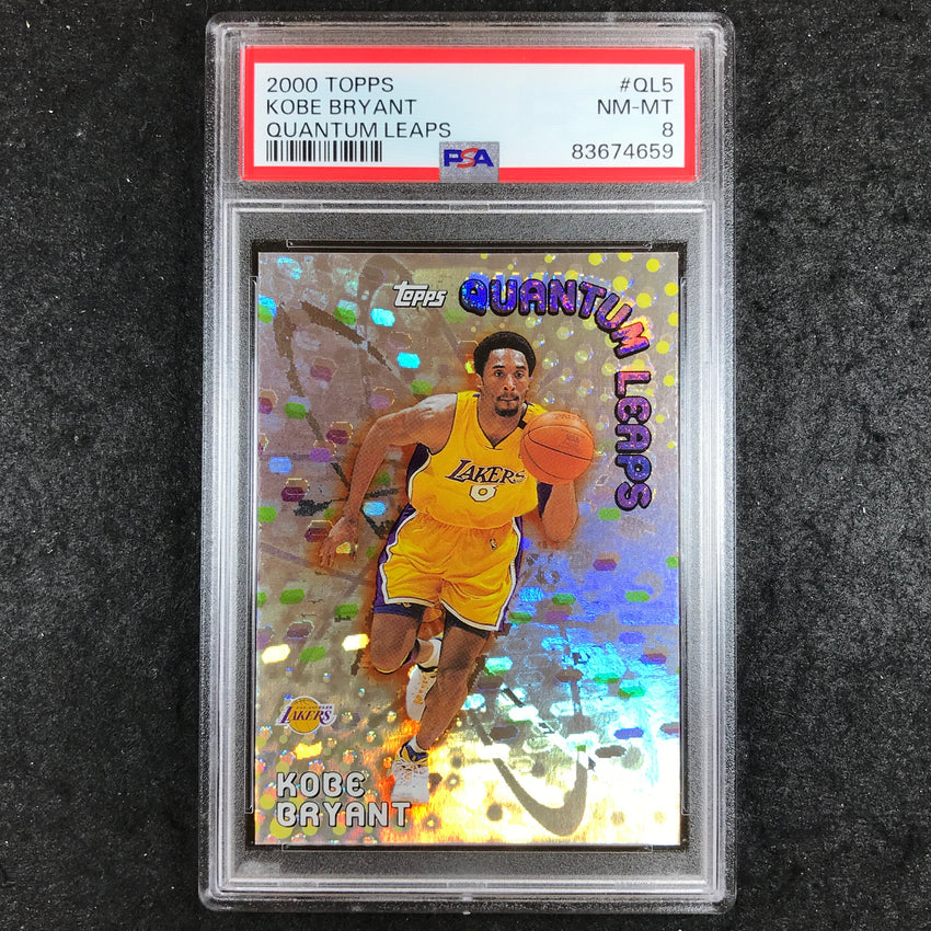 2000 Topps KOBE BRYANT Quantum Leaps #QL5 PSA 8 (659)
