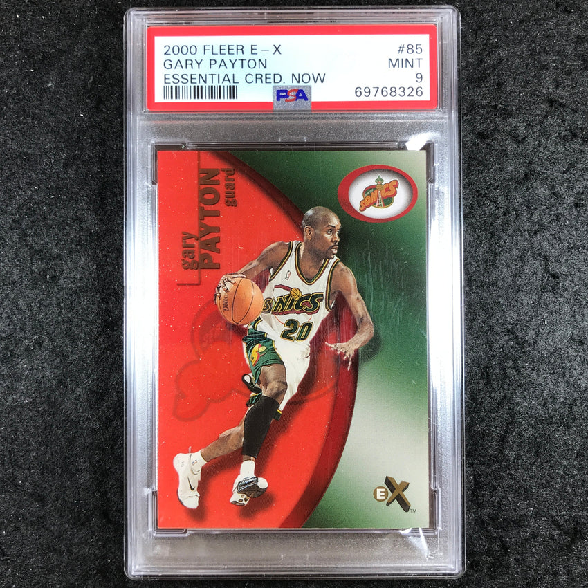 2000 Fleer E-X GARY PAYTON Essential Credentials Now 125/201 #85 PSA 9 (326)