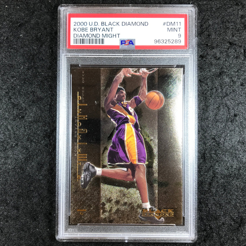 2000 U.D. Black Diamond KOBE BRYANT Diamond Might #DM11 PSA 9 (289)