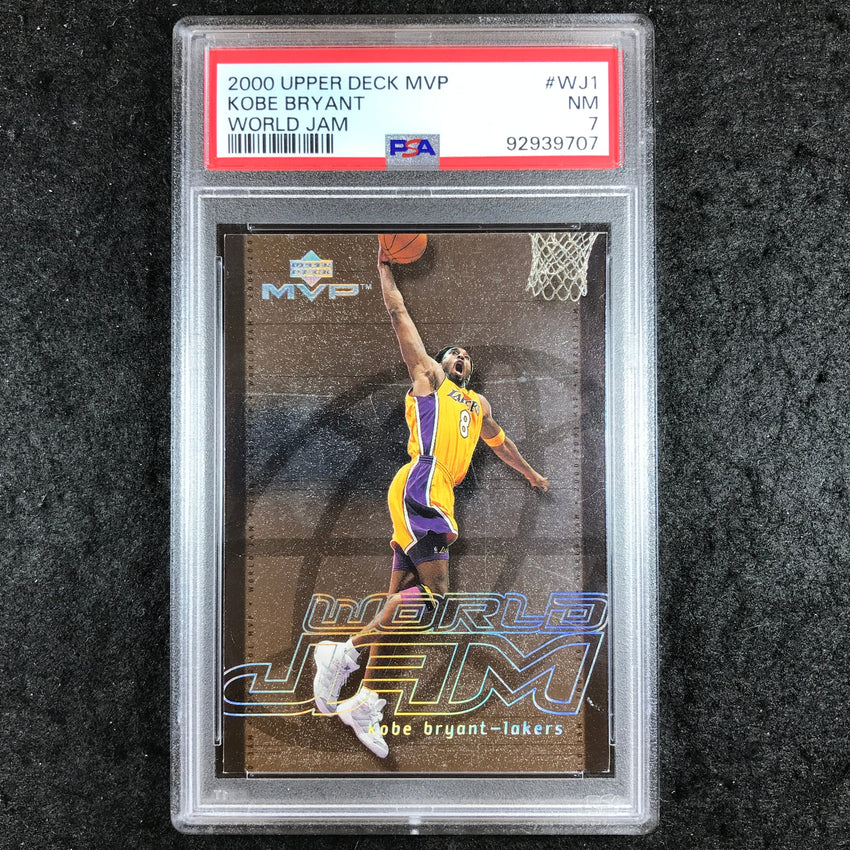2000 Upper Deck MVP KOBE BRYANT World Jam #WJ1 PSA 7 (707)