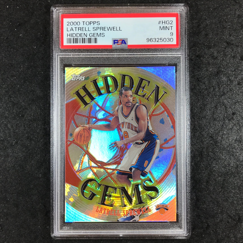 2000 Topps LATRELL SPREWELL Hidden Gems #HG2 PSA 9 (030)