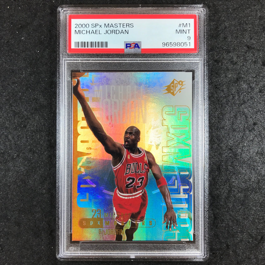 2000 SPx Masters MICHAEL JORDAN #M1 PSA 9 (051)