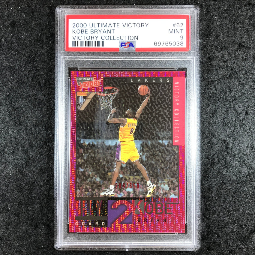2000 Ultimate Victory KOBE BRYANT Victory Collection 208/350 #62 PSA 9 (038)