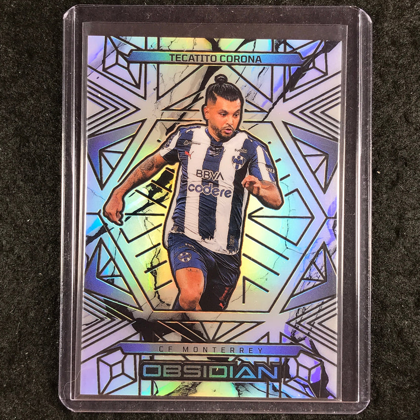 2025-26 Obsidian TECATITO CORONA Base Marbel Flood 4/8 #197