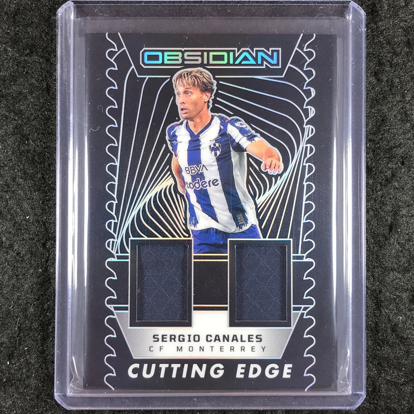 2025-26 Obsidian SERGIO CANALES Cutting Edge Jersey Relic 85/199