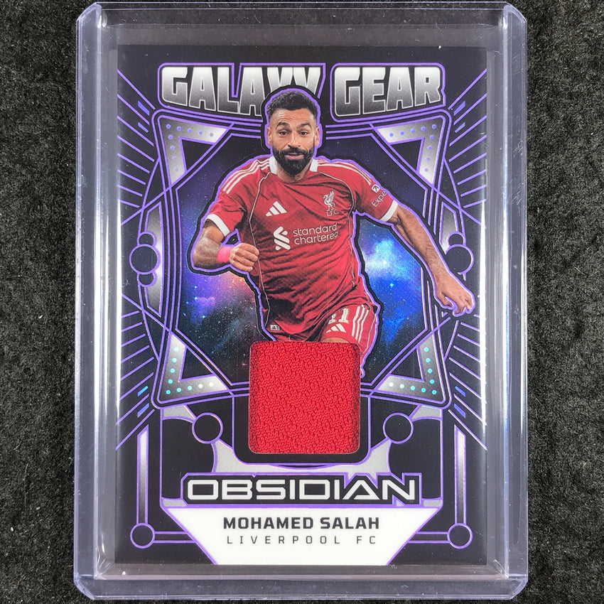 2025-26 Obsidian MOHAMED SALAH Galaxy Gear Jersey Relic Purple 98/99