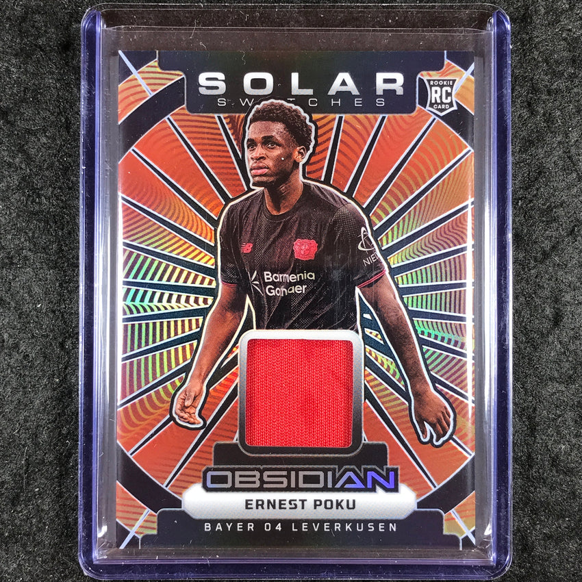 2025-26 Obsidian ERNEST POKU Solar Swatches Rookie Jersey Relic 72/199