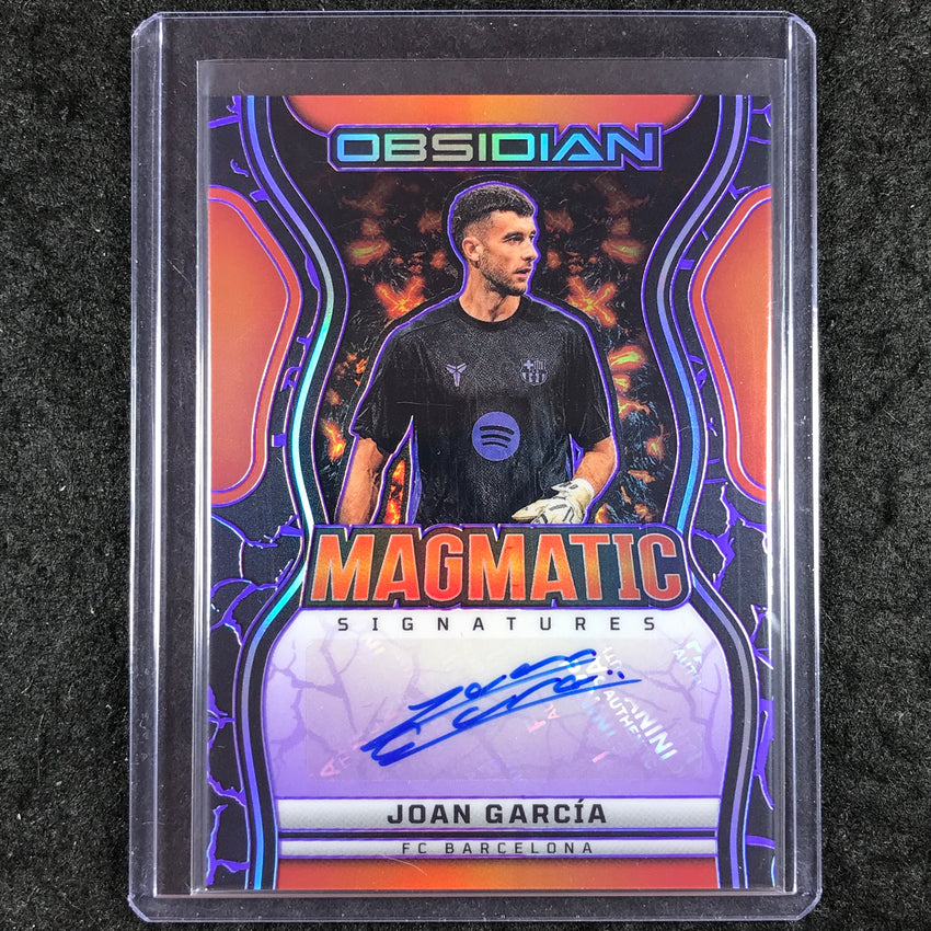 2025-26 Obsidian JOAN GARCIA Magmatic Signatures Auto Purple 16/25