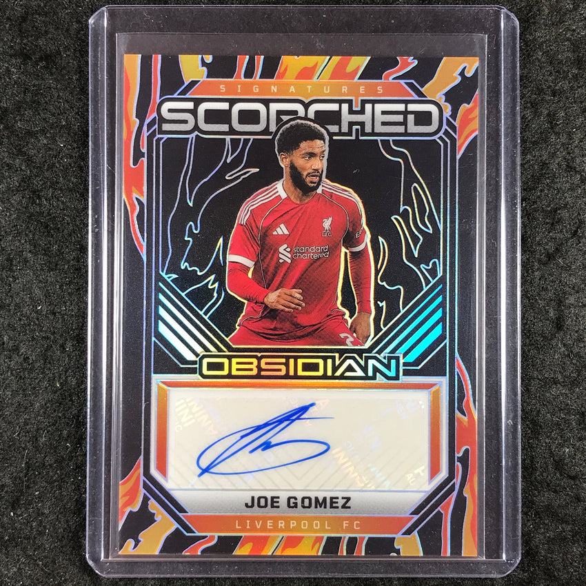 2025-26 Obsidian JOE GOMEZ Scorched Signatures Auto 48/199