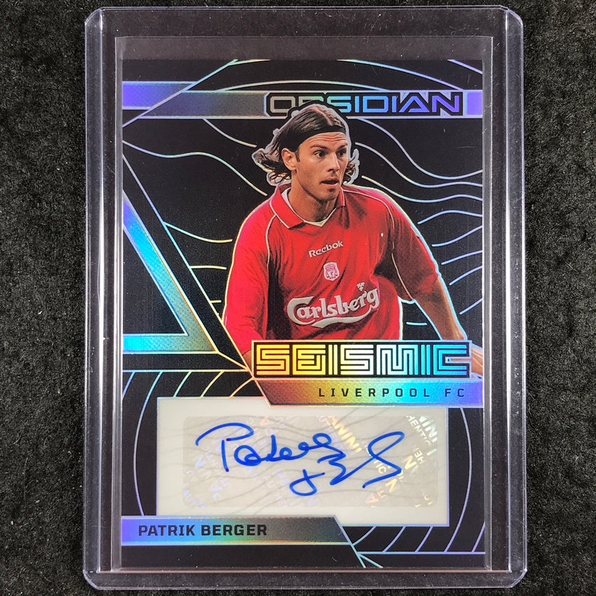 2025-26 Obsidian PATRIK BERGER Seismic Signatures Auto 60/199