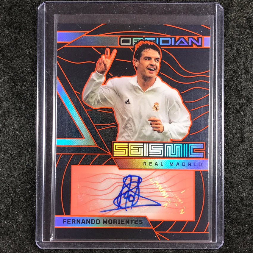 2025-26 Obsidian FERNANDO MORIENTES Seismic Signatures Auto Orange 43/149