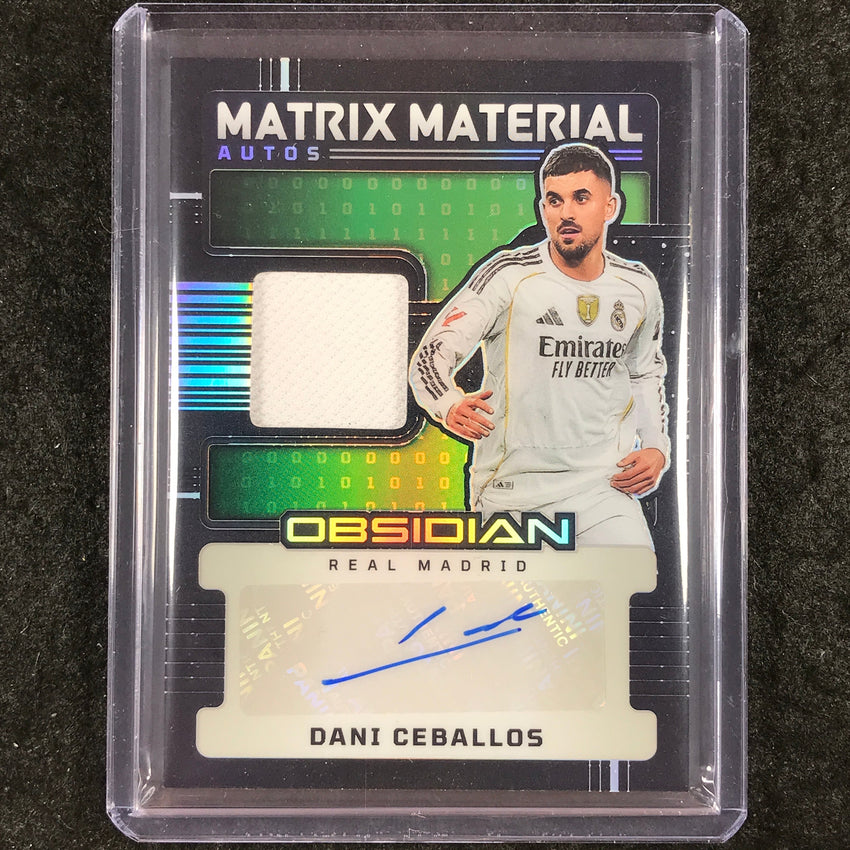 2025-26 Obsidian DANI CEBALLOS Matrix Material Jersey Auto 110/199